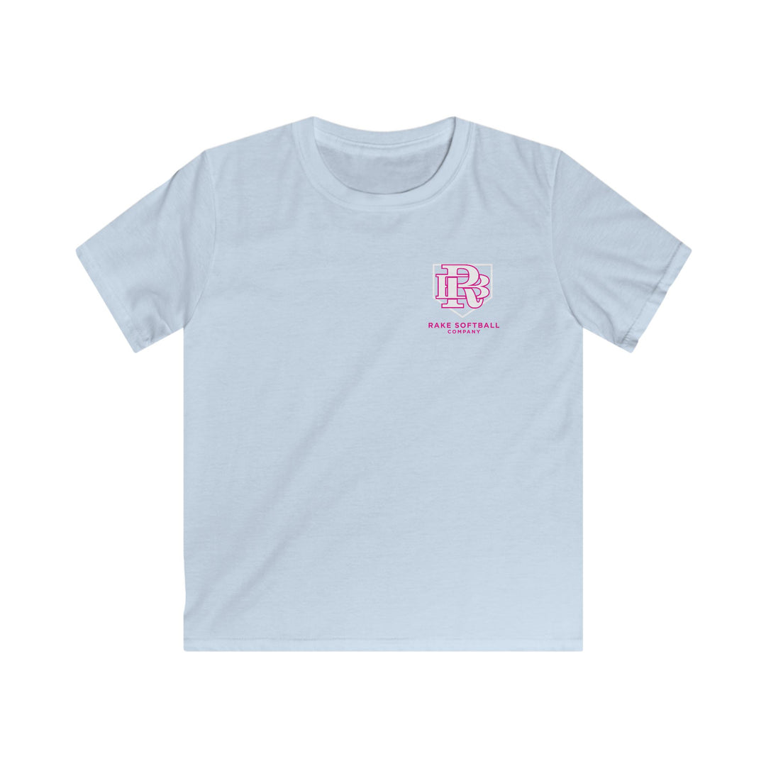 Kids RB Homeplate Softball Tee - Rake Baseball Company - RAKE BASEBALL | BASEBALL T-SHIRT | BASEBALL CLOTHING | GOOD VIBES ONLY