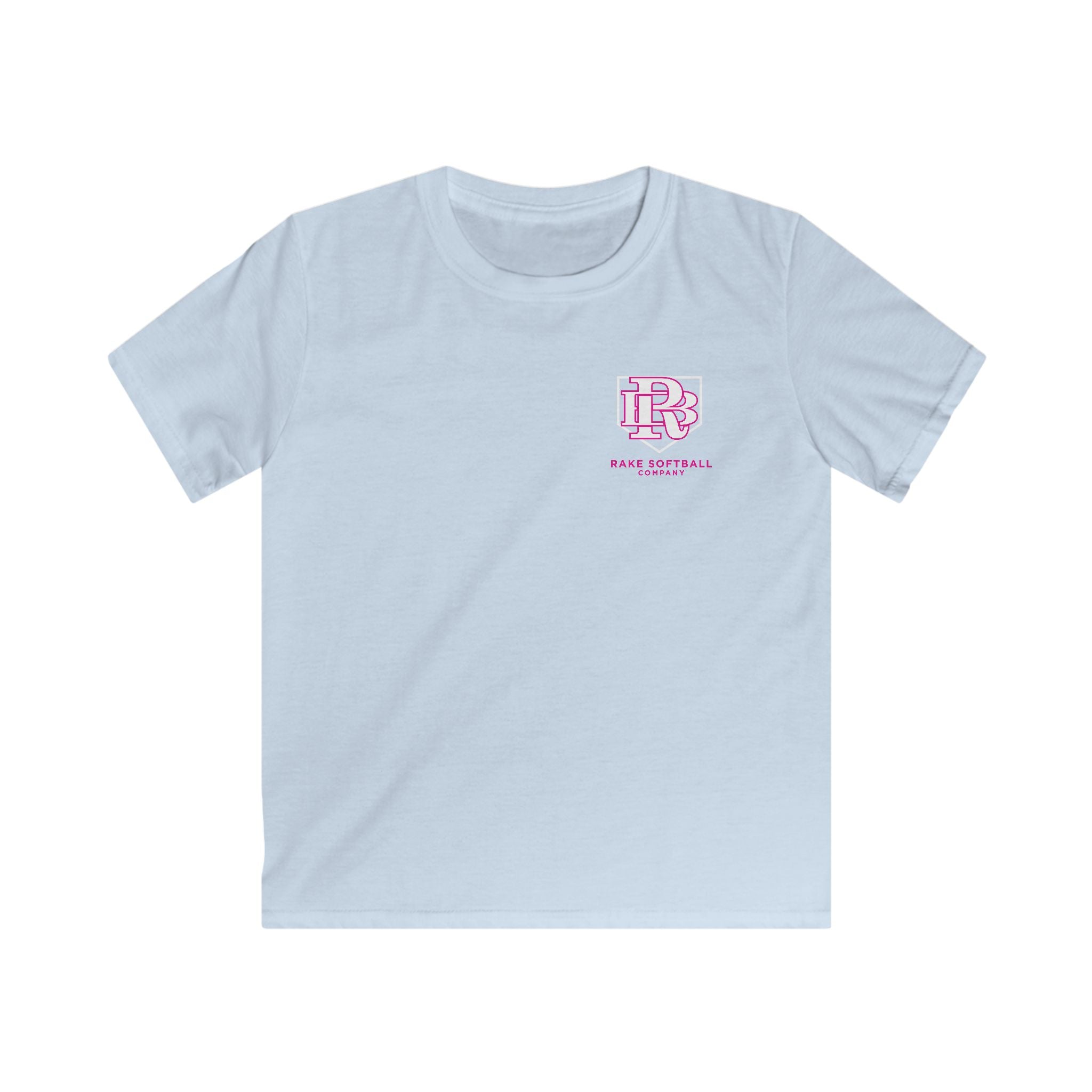 Kids RB Homeplate Softball Tee - Rake Baseball Company - RAKE BASEBALL | BASEBALL T-SHIRT | BASEBALL CLOTHING | GOOD VIBES ONLY