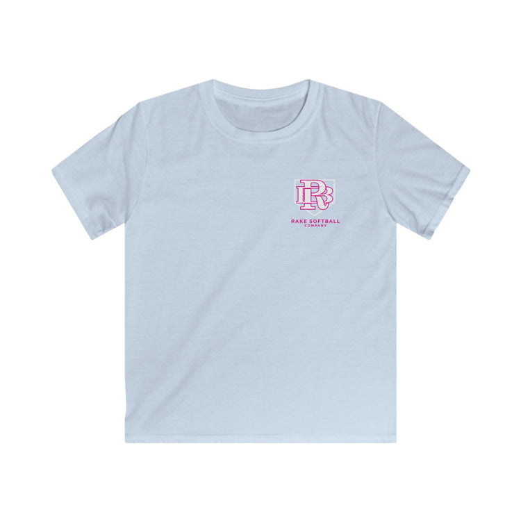 Kids RB Homeplate Softball Tee - Rake Baseball Company - RAKE BASEBALL | BASEBALL T-SHIRT | BASEBALL CLOTHING | GOOD VIBES ONLY