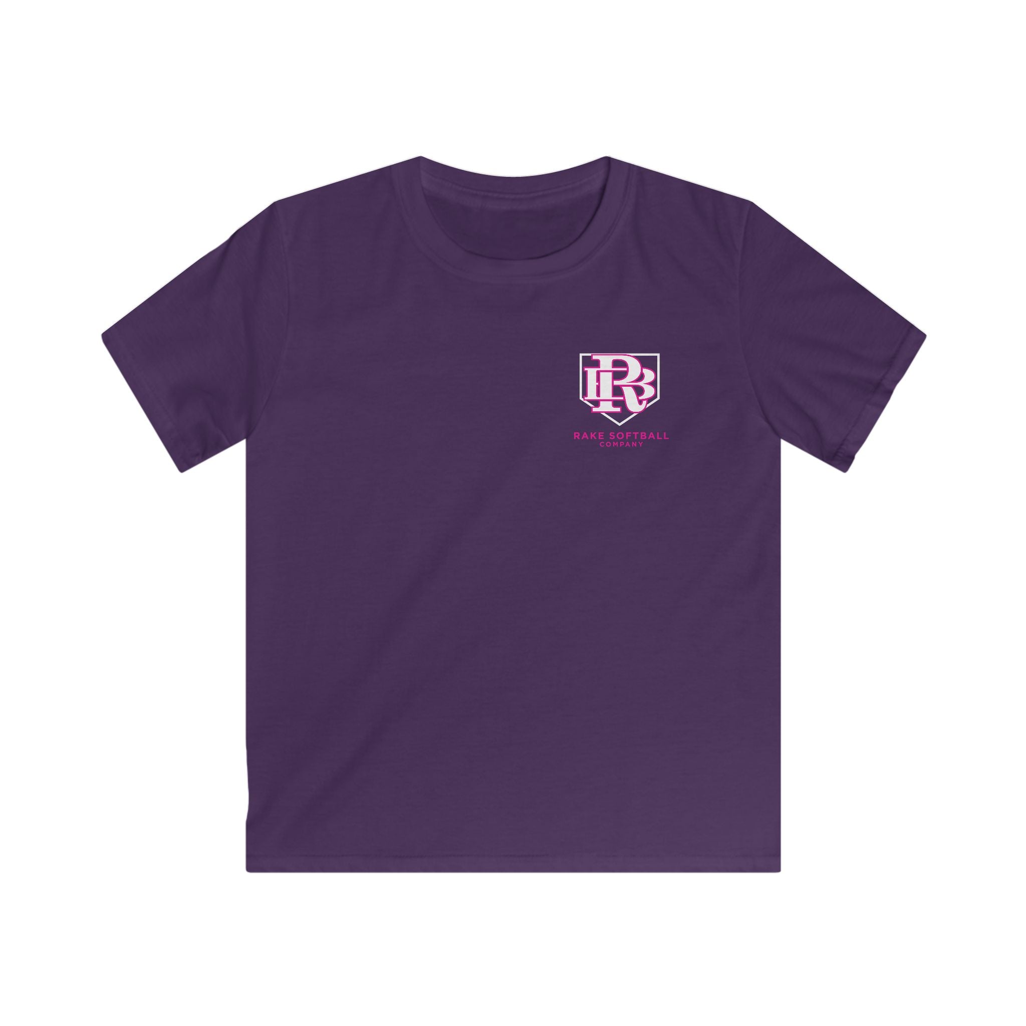 Kids RB Homeplate Softball Tee - Rake Baseball Company - RAKE BASEBALL | BASEBALL T-SHIRT | BASEBALL CLOTHING | GOOD VIBES ONLY
