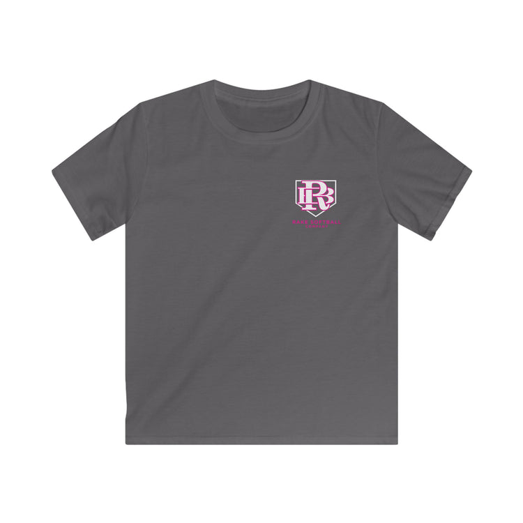 Kids RB Homeplate Softball Tee - Rake Baseball Company - RAKE BASEBALL | BASEBALL T-SHIRT | BASEBALL CLOTHING | GOOD VIBES ONLY