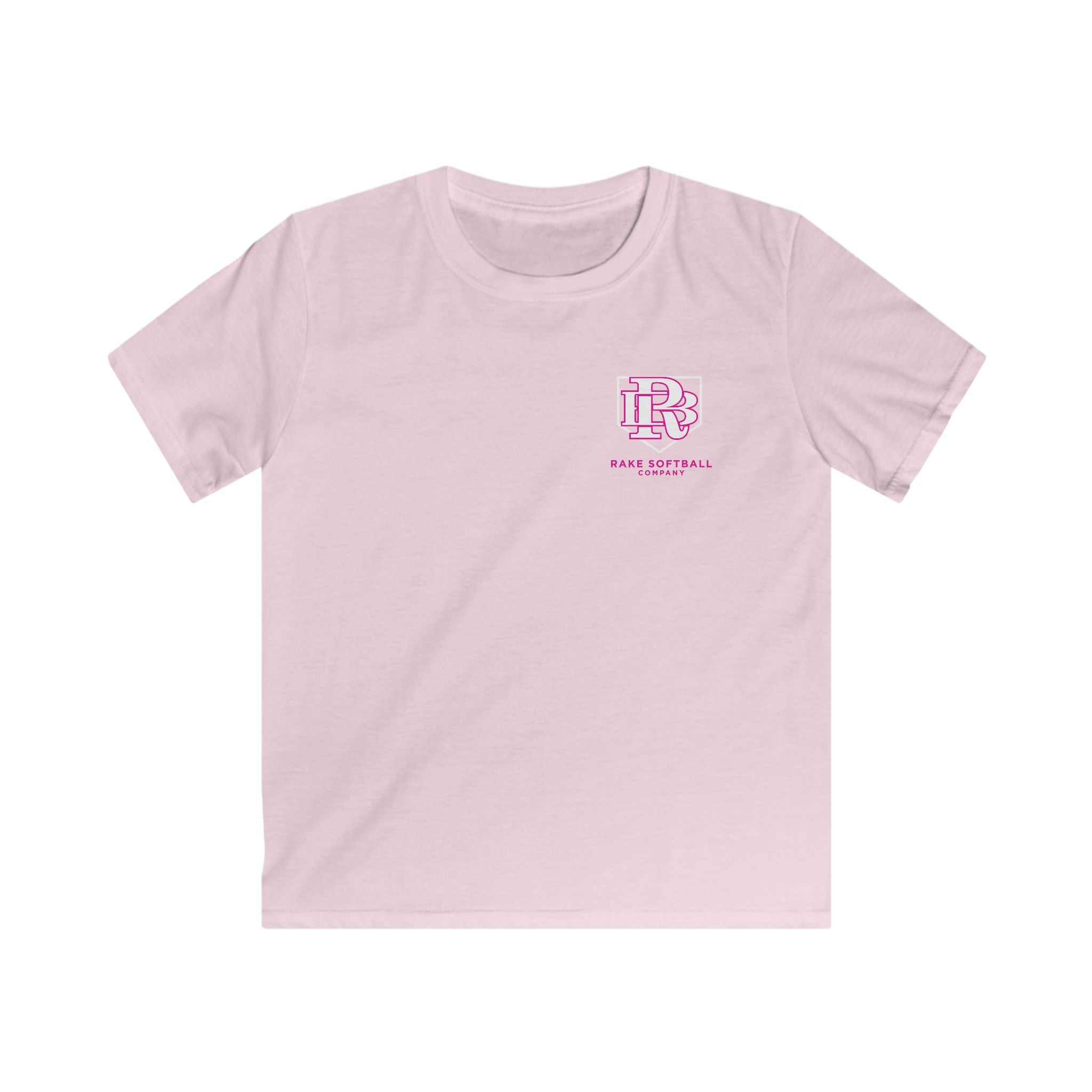 Kids RB Homeplate Softball Tee - Rake Baseball Company - RAKE BASEBALL | BASEBALL T-SHIRT | BASEBALL CLOTHING | GOOD VIBES ONLY