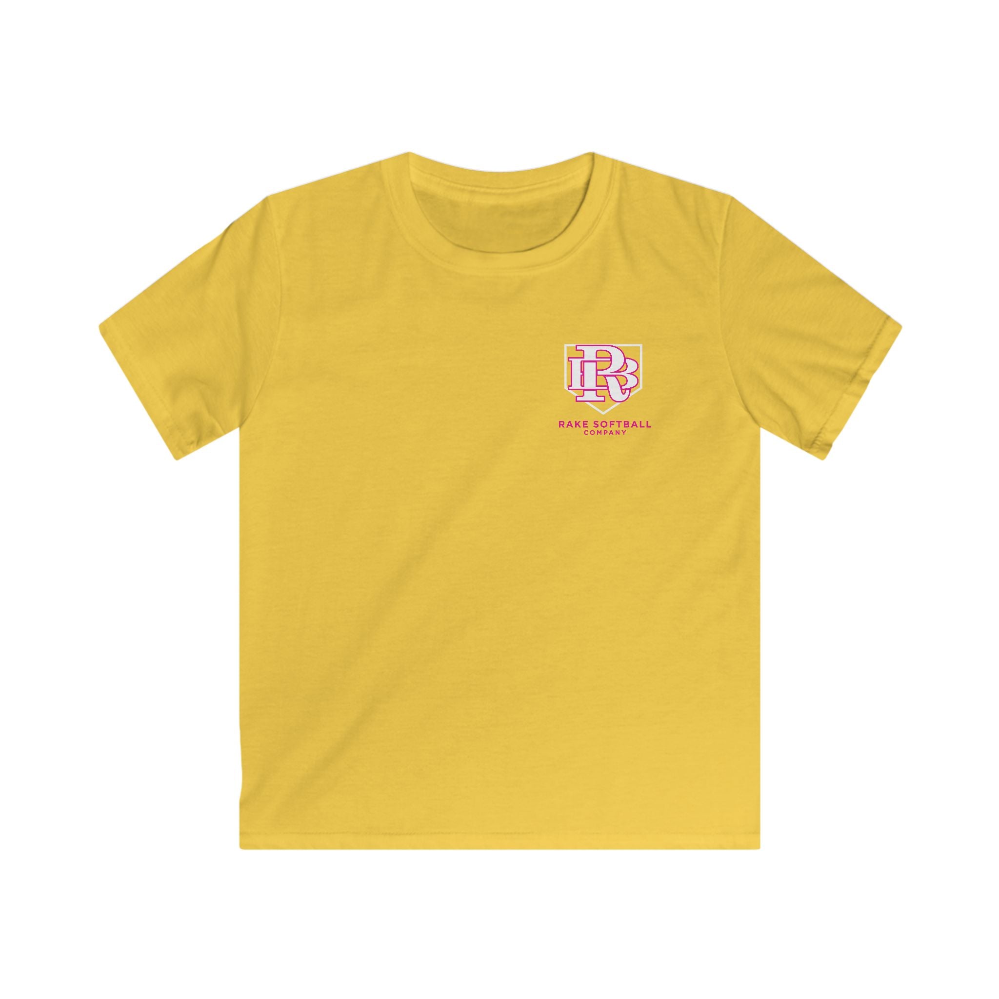 Kids RB Homeplate Softball Tee - Rake Baseball Company - RAKE BASEBALL | BASEBALL T-SHIRT | BASEBALL CLOTHING | GOOD VIBES ONLY