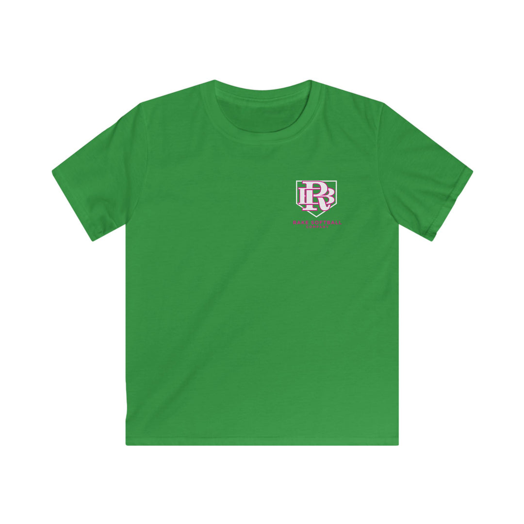 Kids RB Homeplate Softball Tee - Rake Baseball Company - RAKE BASEBALL | BASEBALL T-SHIRT | BASEBALL CLOTHING | GOOD VIBES ONLY