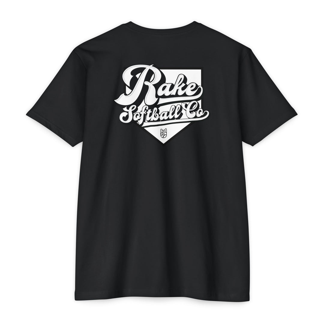 Rake Softball Co. Tee - Rake Baseball Company - RAKE BASEBALL | BASEBALL T-SHIRT | BASEBALL CLOTHING | GOOD VIBES ONLY
