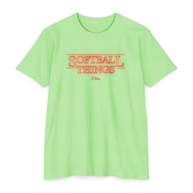Softball Things Tee - Rake Baseball Company - RAKE BASEBALL | BASEBALL T-SHIRT | BASEBALL CLOTHING | GOOD VIBES ONLY