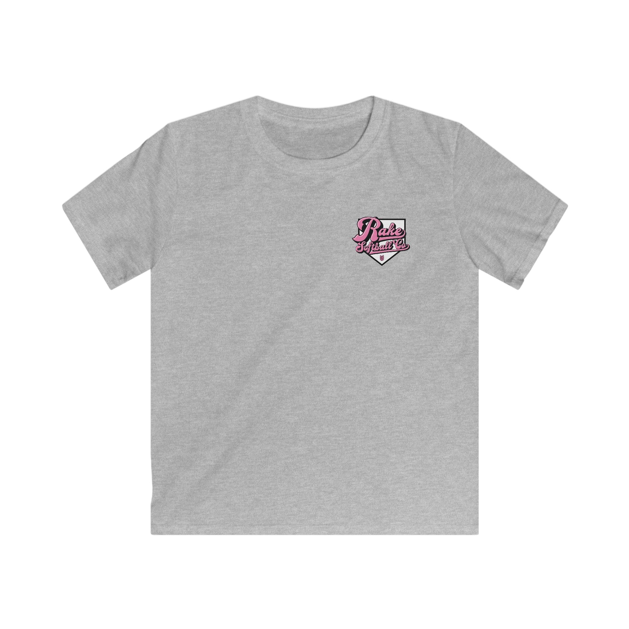 Kids Rake Softball Co. Tee - Rake Baseball Company - RAKE BASEBALL | BASEBALL T-SHIRT | BASEBALL CLOTHING | GOOD VIBES ONLY