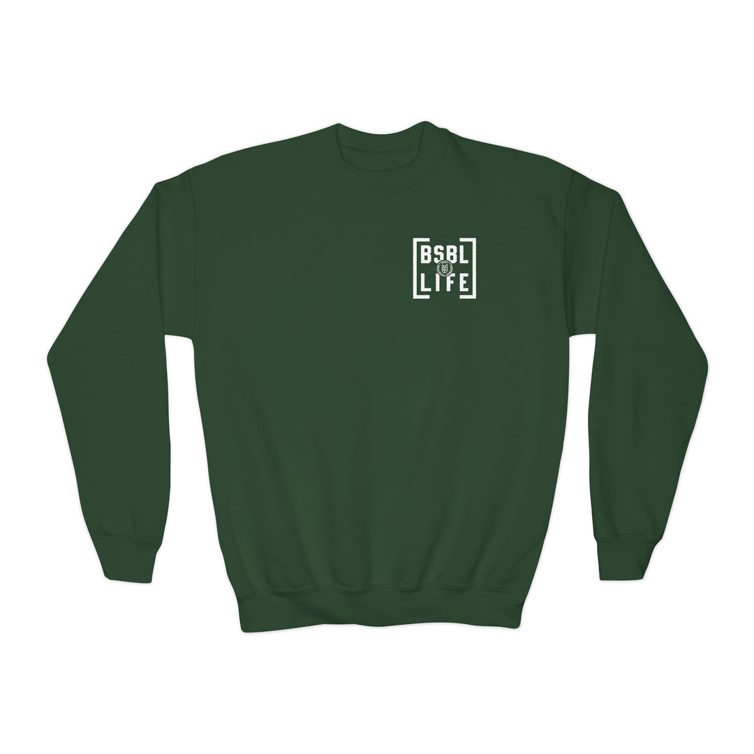 Kids BSBL Life Crewneck Sweatshirt