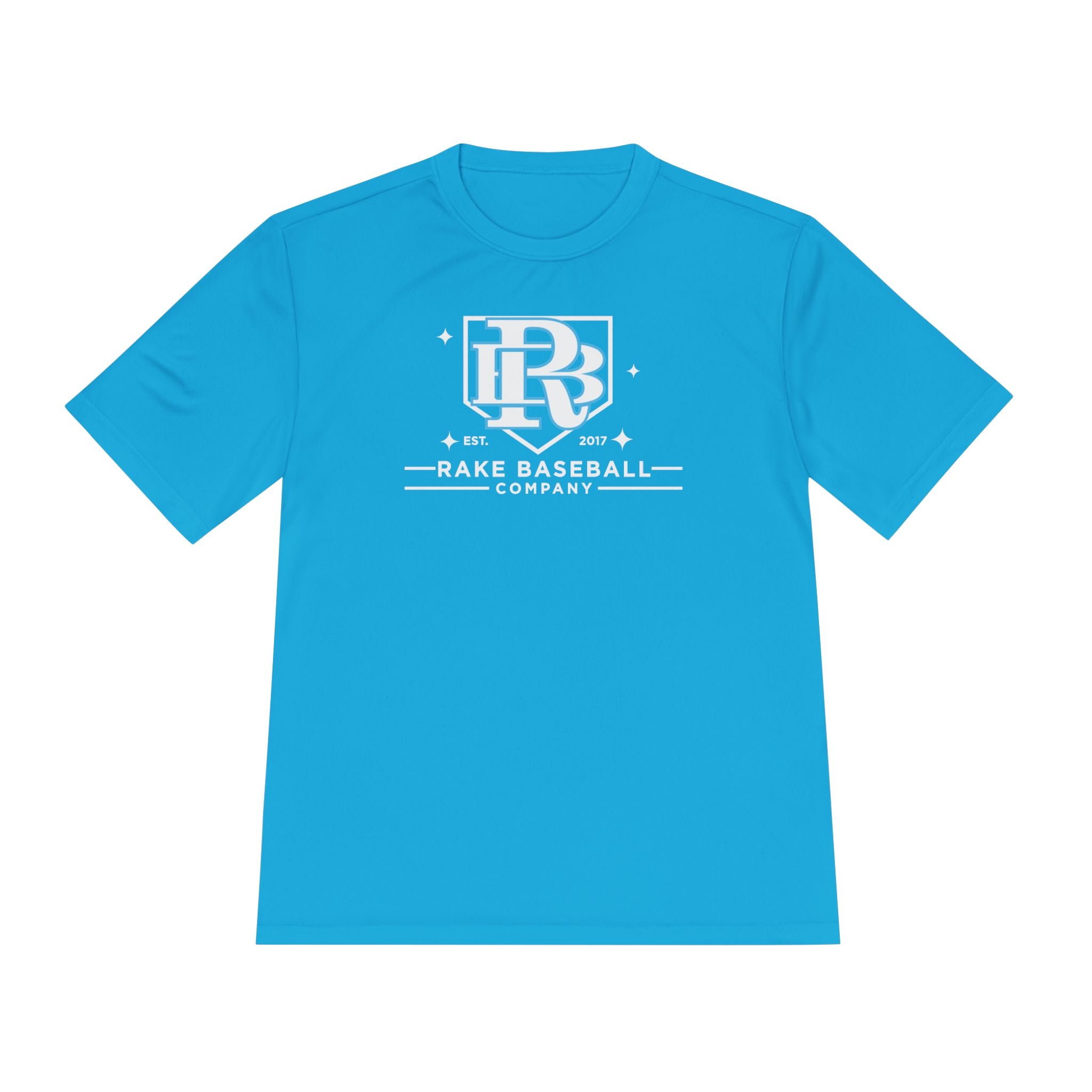 Rake Baseball Homeplate Tee Dry Fit Tee - Rake Baseball Company - RAKE BASEBALL | BASEBALL T-SHIRT | BASEBALL CLOTHING | GOOD VIBES ONLY