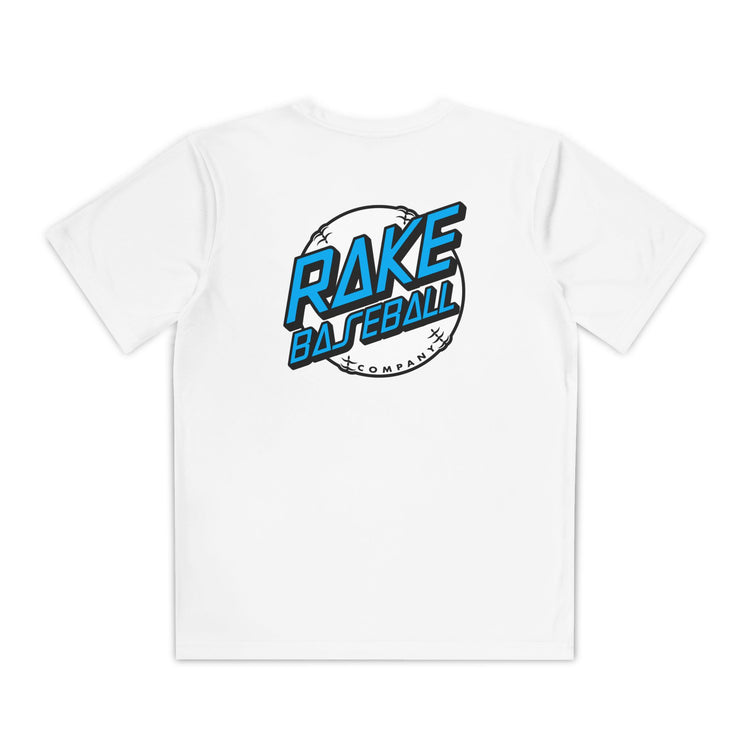 Kids Rake Dot Dry Fit Tee - Rake Baseball Company - RAKE BASEBALL | BASEBALL T-SHIRT | BASEBALL CLOTHING | GOOD VIBES ONLY