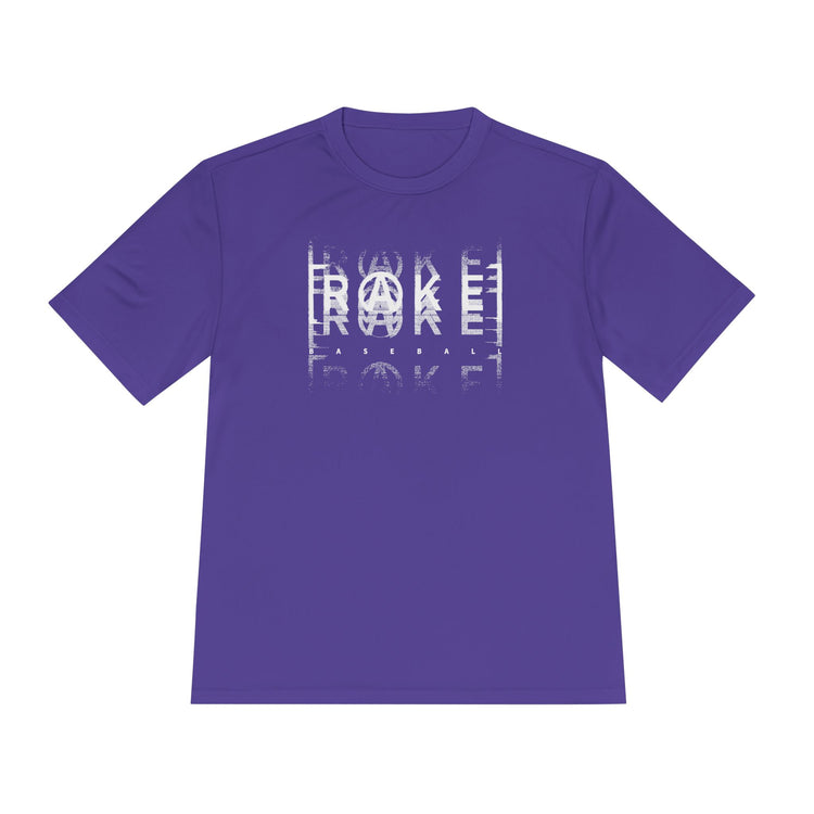 Rake A Graphic Dry Fit Tee - Rake Baseball Company - RAKE BASEBALL | BASEBALL T-SHIRT | BASEBALL CLOTHING | GOOD VIBES ONLY