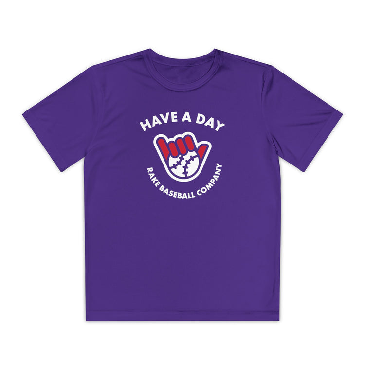 Kids Have A Day Dry Fit Tee - Rake Baseball Company - RAKE BASEBALL | BASEBALL T-SHIRT | BASEBALL CLOTHING | GOOD VIBES ONLY