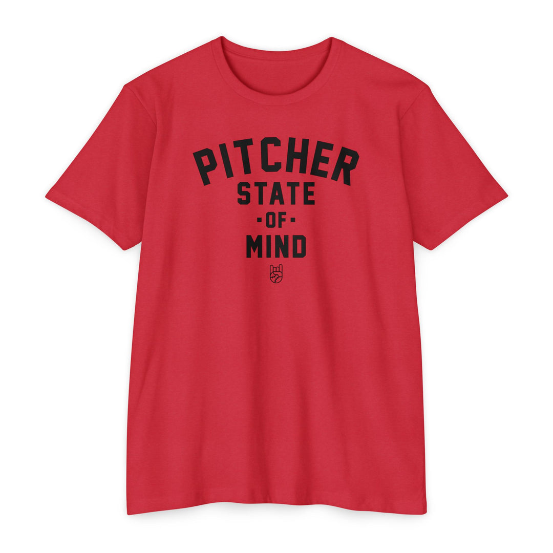Pitcher State of Mind Tee - Rake Baseball Company - RAKE BASEBALL | BASEBALL T-SHIRT | BASEBALL CLOTHING | GOOD VIBES ONLY