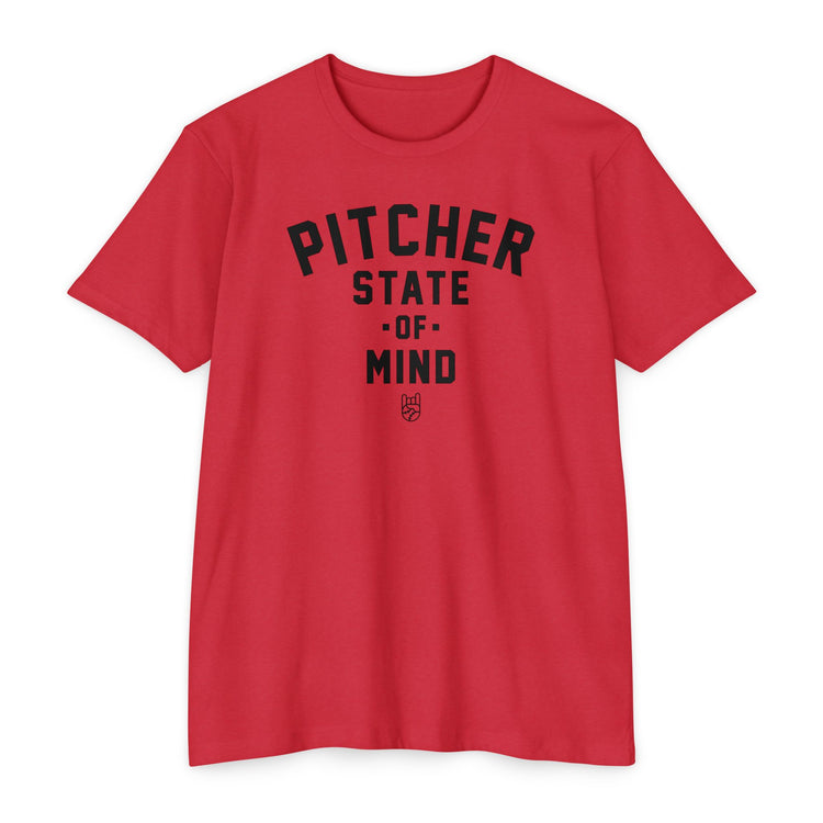 Pitcher State of Mind Tee - Rake Baseball Company - RAKE BASEBALL | BASEBALL T-SHIRT | BASEBALL CLOTHING | GOOD VIBES ONLY