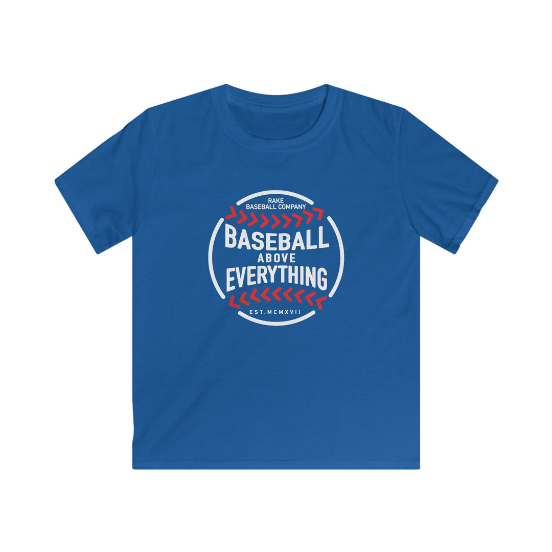 Kids Baseball Above Everything Tee