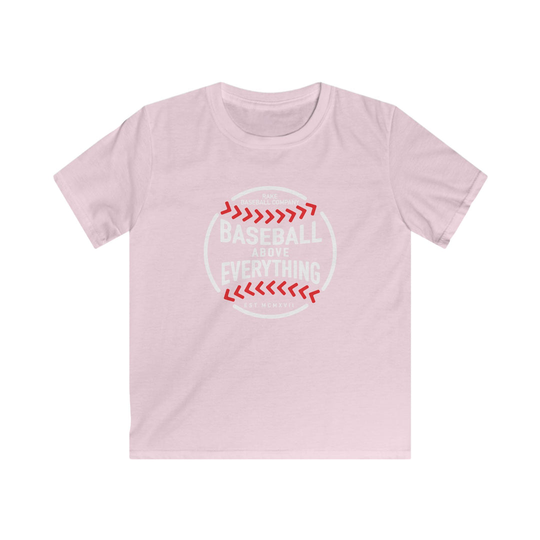 Kids Baseball Above Everything Tee