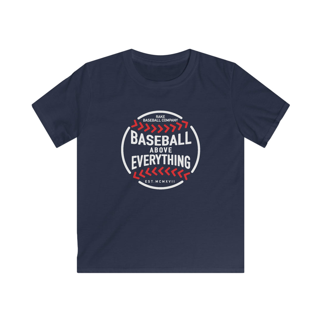 Kids Baseball Above Everything Tee