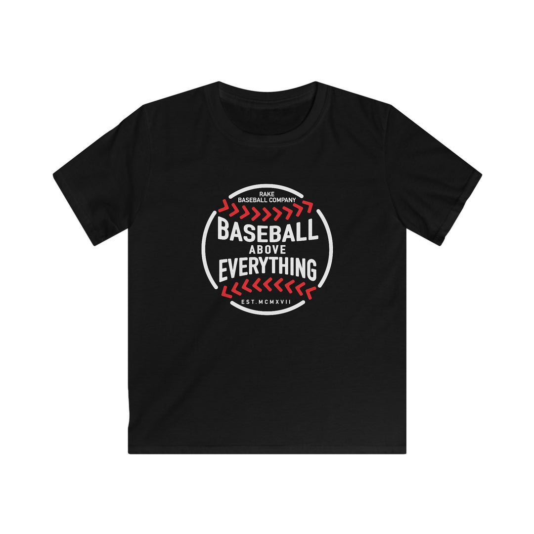 Kids Baseball Above Everything Tee