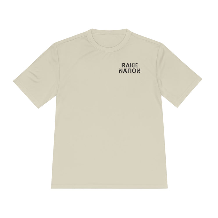 Rake Nation Dry Fit Tee - Rake Baseball Company - RAKE BASEBALL | BASEBALL T-SHIRT | BASEBALL CLOTHING | GOOD VIBES ONLY
