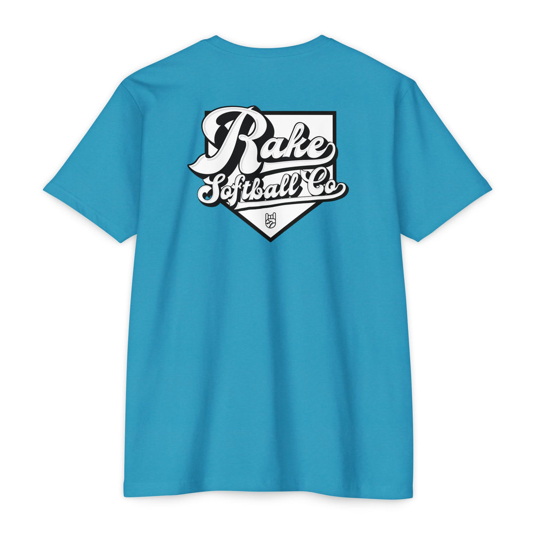 Rake Softball Co. Tee - Rake Baseball Company - RAKE BASEBALL | BASEBALL T-SHIRT | BASEBALL CLOTHING | GOOD VIBES ONLY