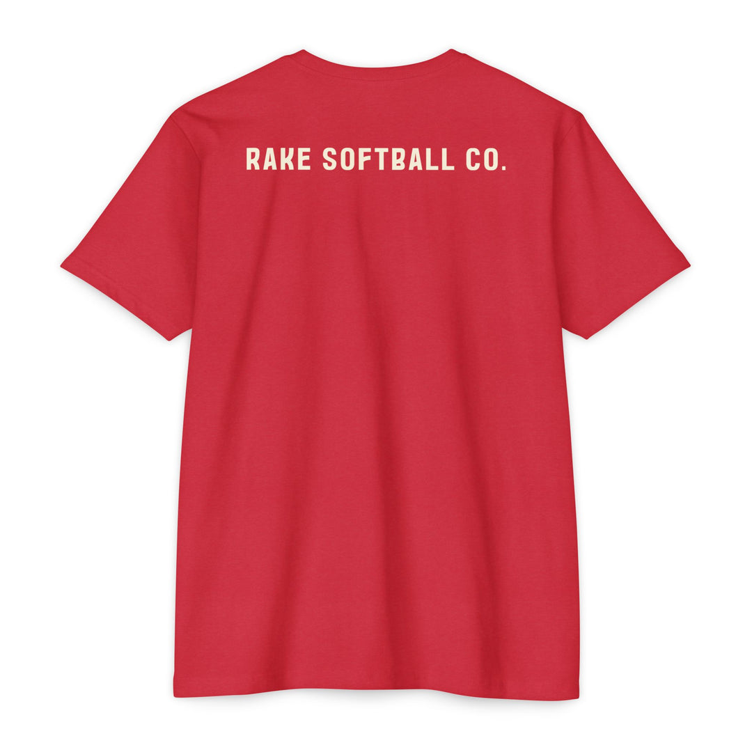 Built to Rake Softball Tee - Rake Baseball Company - RAKE BASEBALL | BASEBALL T-SHIRT | BASEBALL CLOTHING | GOOD VIBES ONLY