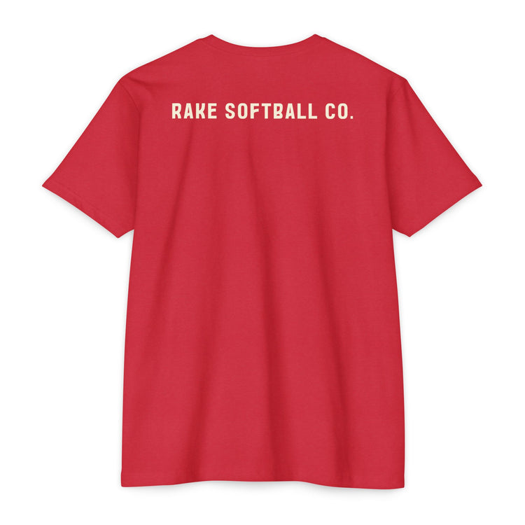 Built to Rake Softball Tee - Rake Baseball Company - RAKE BASEBALL | BASEBALL T-SHIRT | BASEBALL CLOTHING | GOOD VIBES ONLY