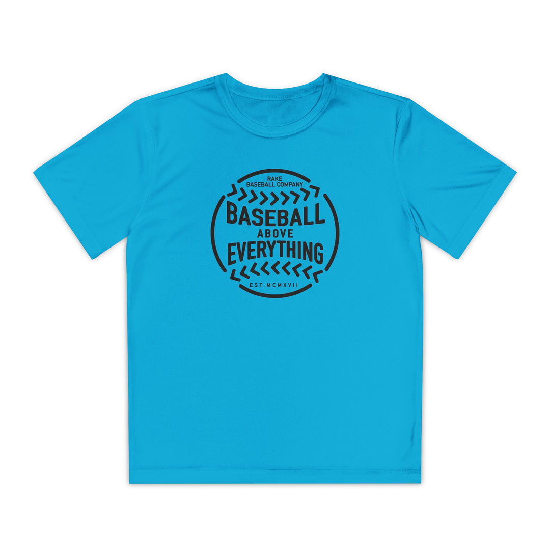 Kids Baseball Above Everything Dry Fit Tee