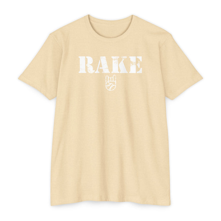 Rake Stencil Tee - Rake Baseball Company - RAKE BASEBALL | BASEBALL T-SHIRT | BASEBALL CLOTHING | GOOD VIBES ONLY
