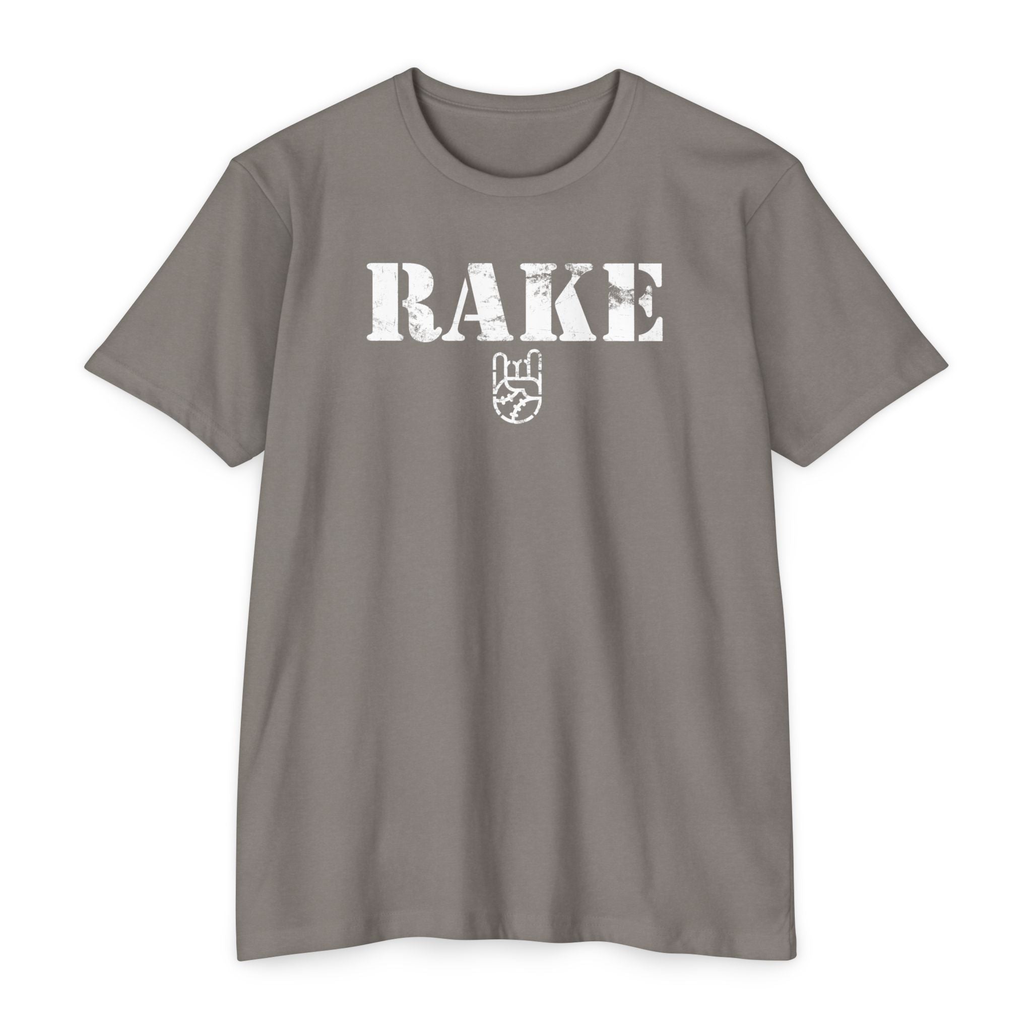 Rake Stencil Tee - Rake Baseball Company - RAKE BASEBALL | BASEBALL T-SHIRT | BASEBALL CLOTHING | GOOD VIBES ONLY