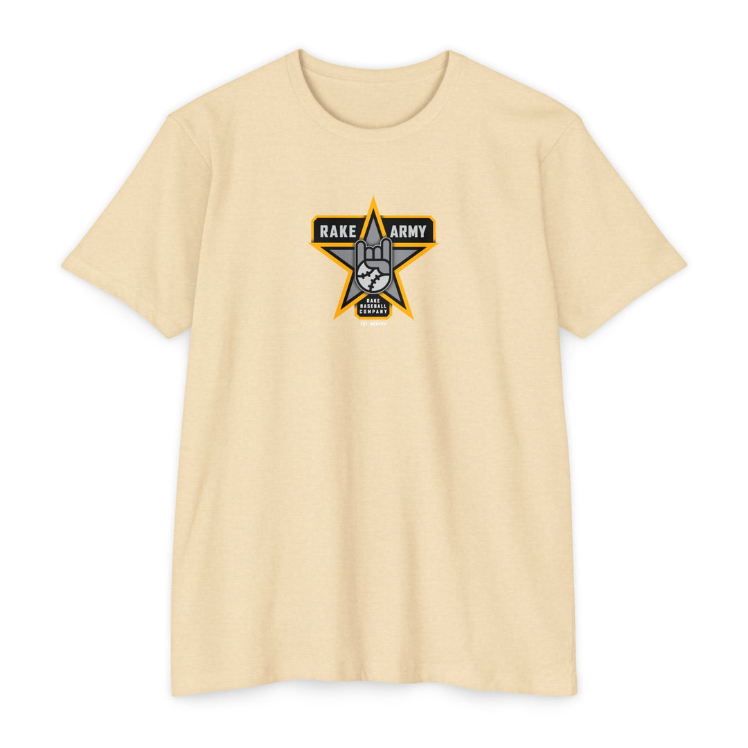 Rake Army Tee - Rake Baseball Company - RAKE BASEBALL | BASEBALL T-SHIRT | BASEBALL CLOTHING | GOOD VIBES ONLY