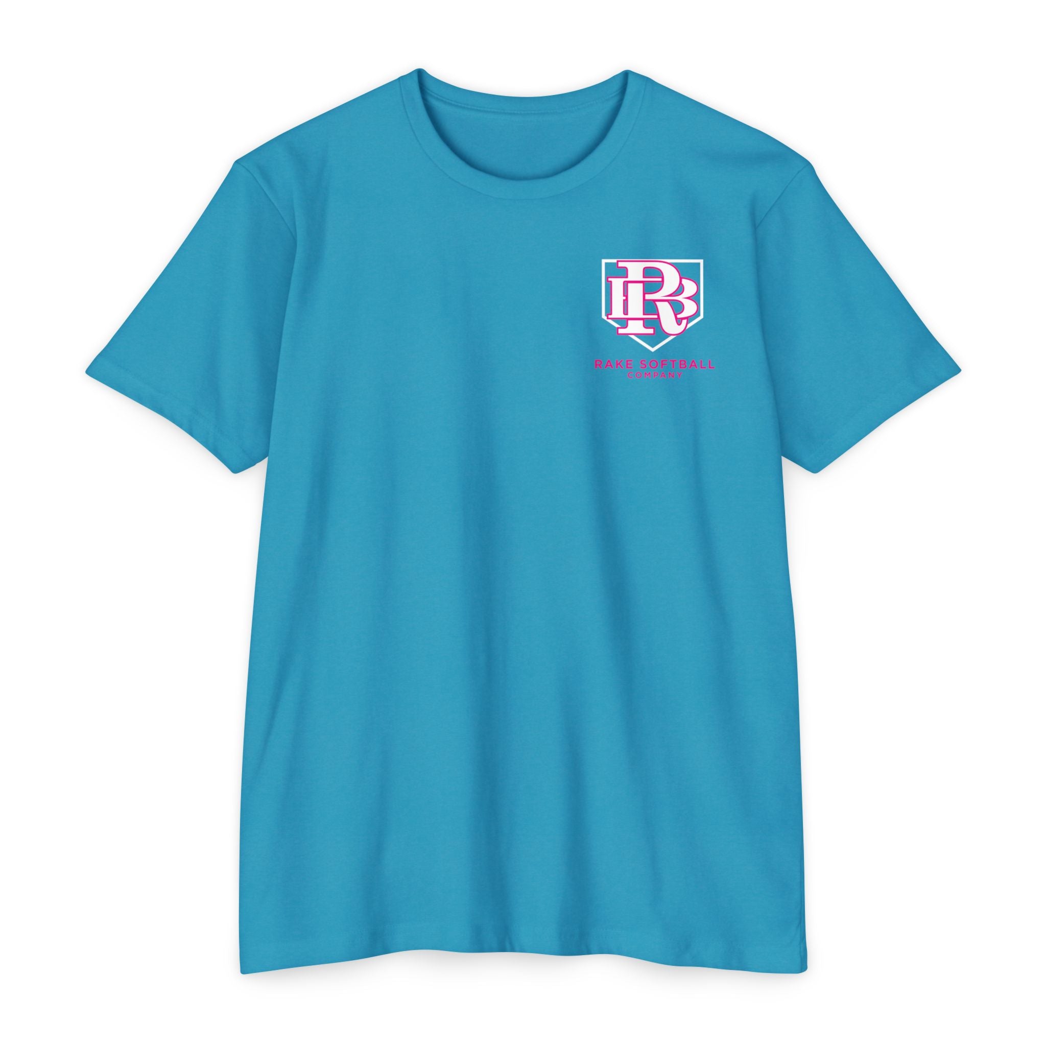 RB Homeplate Softball Tee - Rake Baseball Company - RAKE BASEBALL | BASEBALL T-SHIRT | BASEBALL CLOTHING | GOOD VIBES ONLY