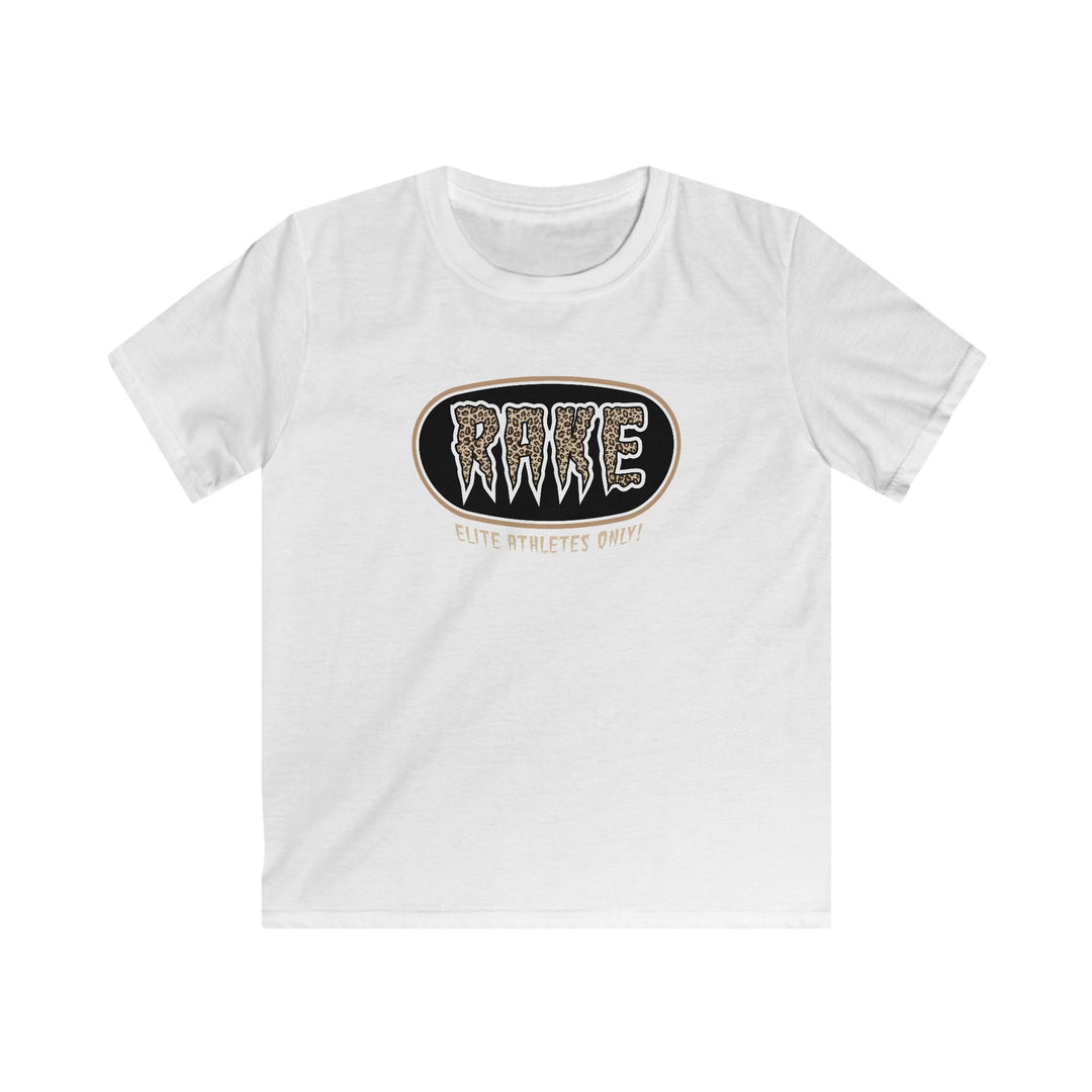 Kids Rake Cheetah Softball Company Tee - Rake Baseball Company - RAKE BASEBALL | BASEBALL T-SHIRT | BASEBALL CLOTHING | GOOD VIBES ONLY
