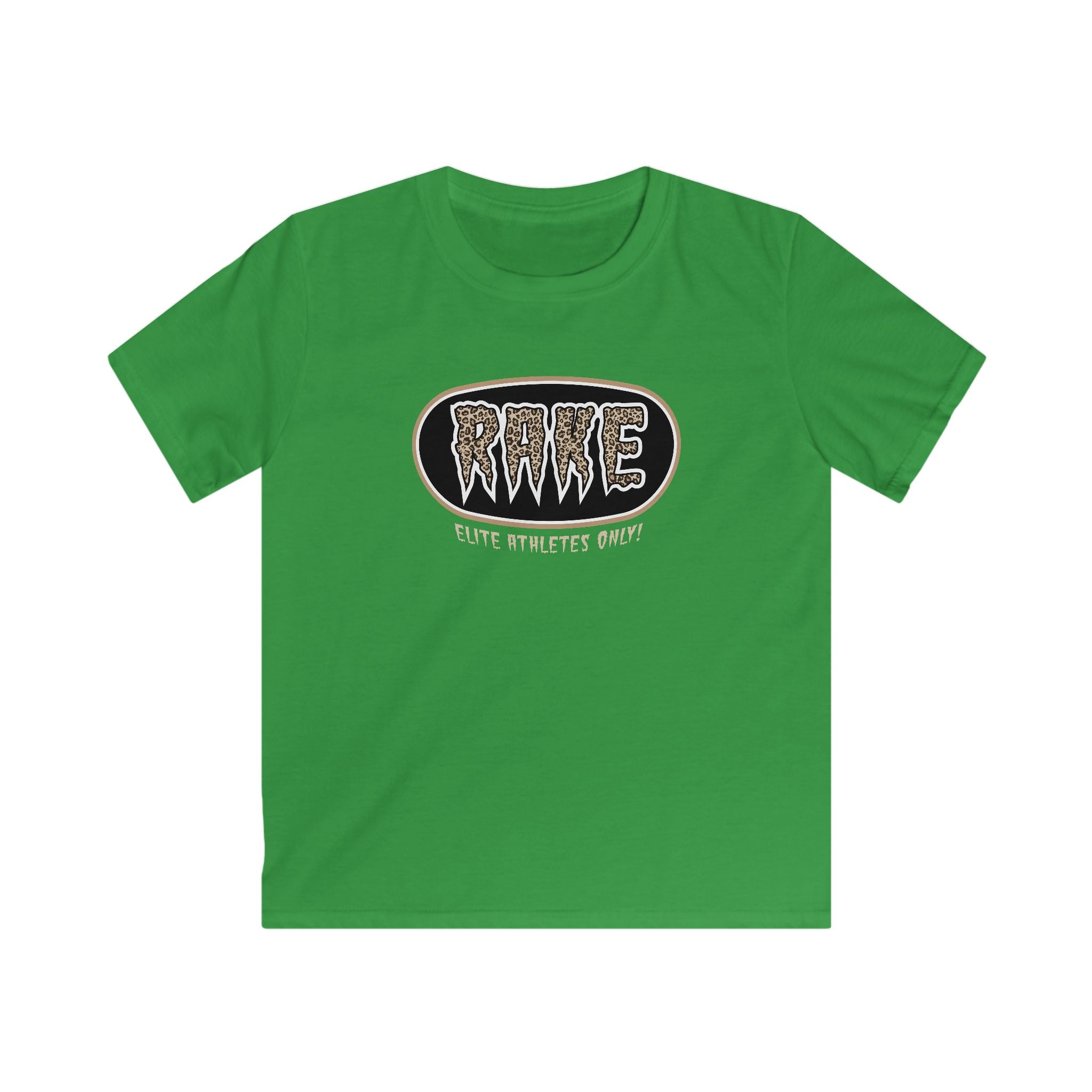 Kids Rake Cheetah Softball Company Tee - Rake Baseball Company - RAKE BASEBALL | BASEBALL T-SHIRT | BASEBALL CLOTHING | GOOD VIBES ONLY