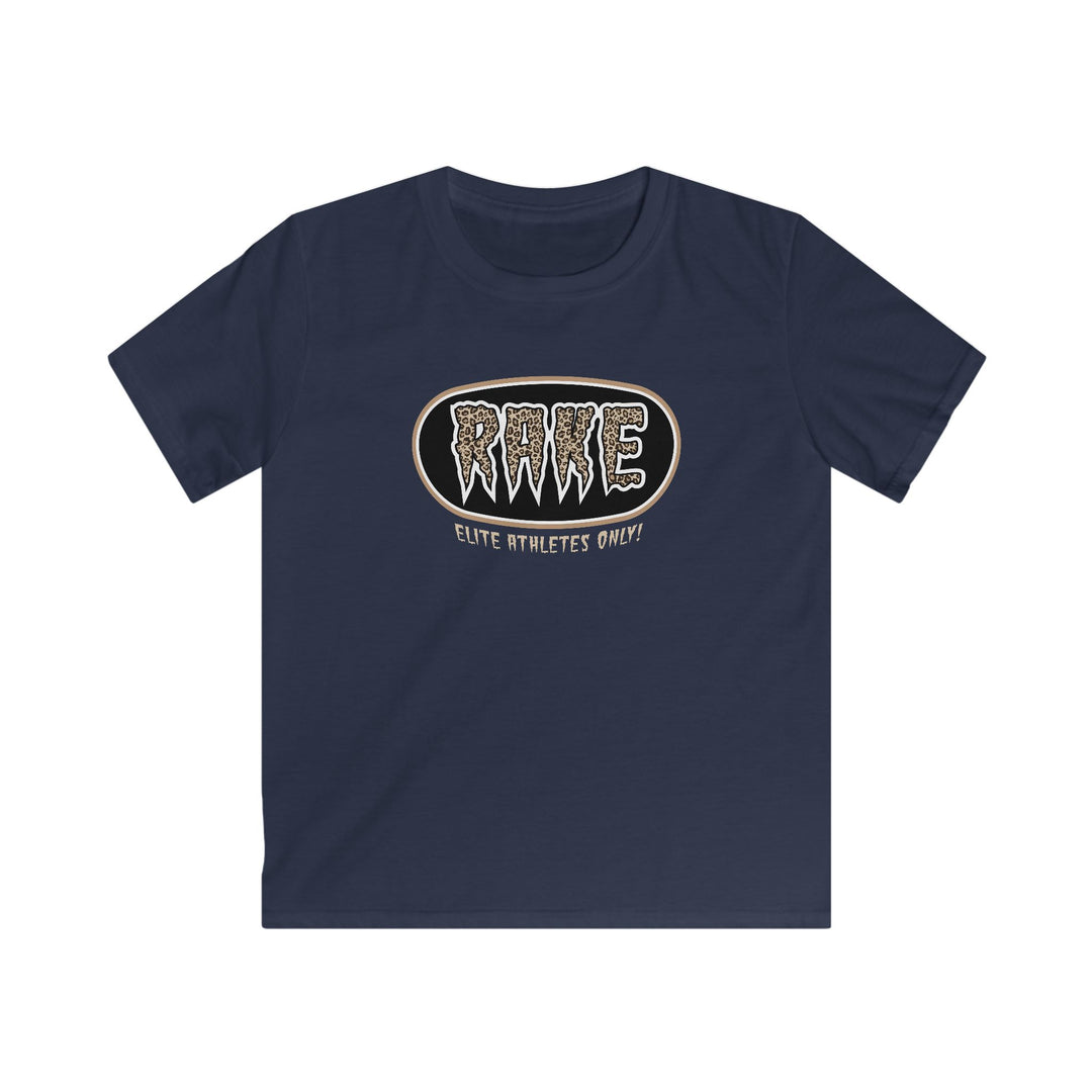 Kids Rake Cheetah Softball Company Tee - Rake Baseball Company - RAKE BASEBALL | BASEBALL T-SHIRT | BASEBALL CLOTHING | GOOD VIBES ONLY