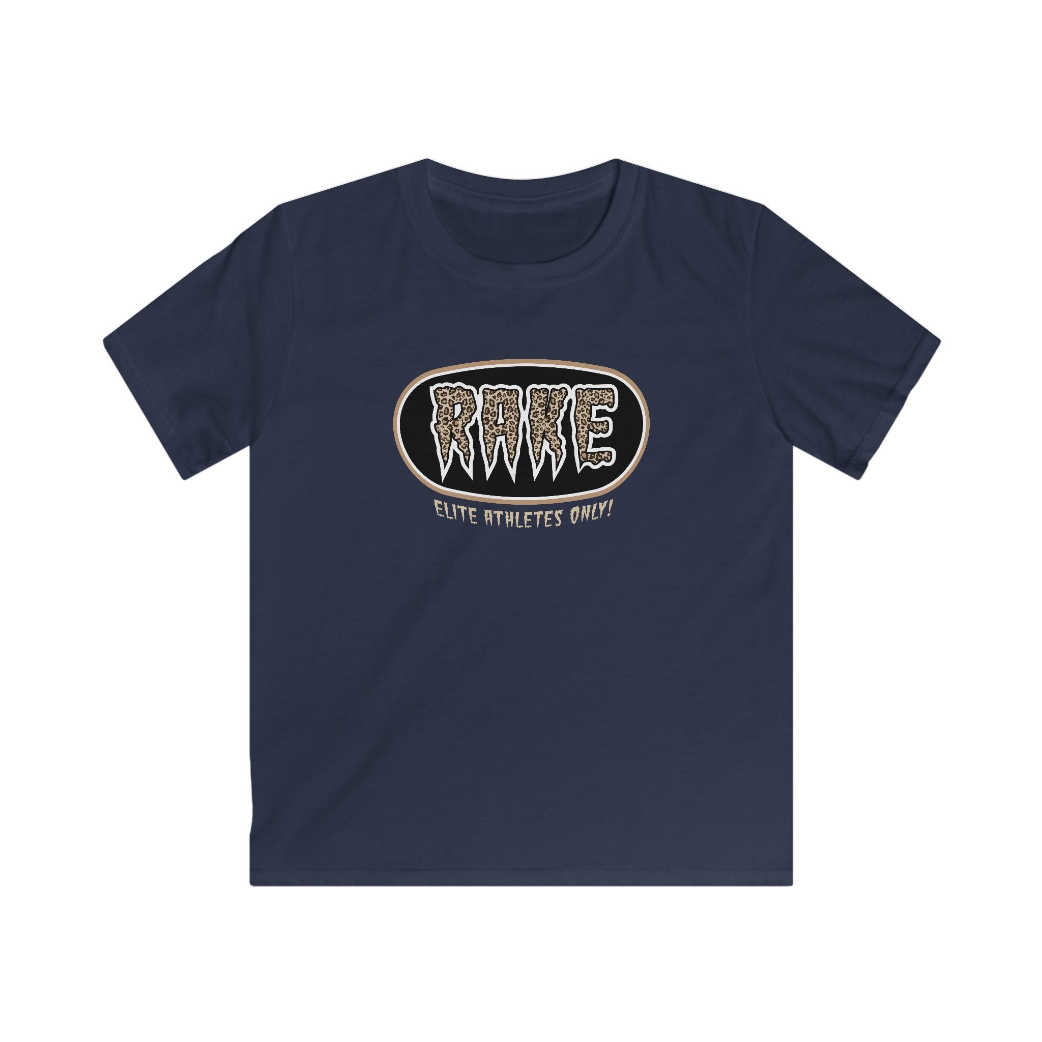 Kids Rake Cheetah Softball Company Tee - Rake Baseball Company - RAKE BASEBALL | BASEBALL T-SHIRT | BASEBALL CLOTHING | GOOD VIBES ONLY