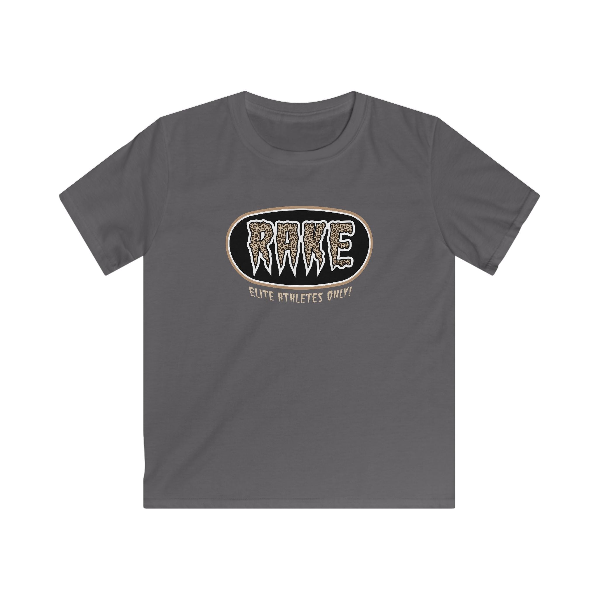 Kids Rake Cheetah Softball Company Tee - Rake Baseball Company - RAKE BASEBALL | BASEBALL T-SHIRT | BASEBALL CLOTHING | GOOD VIBES ONLY