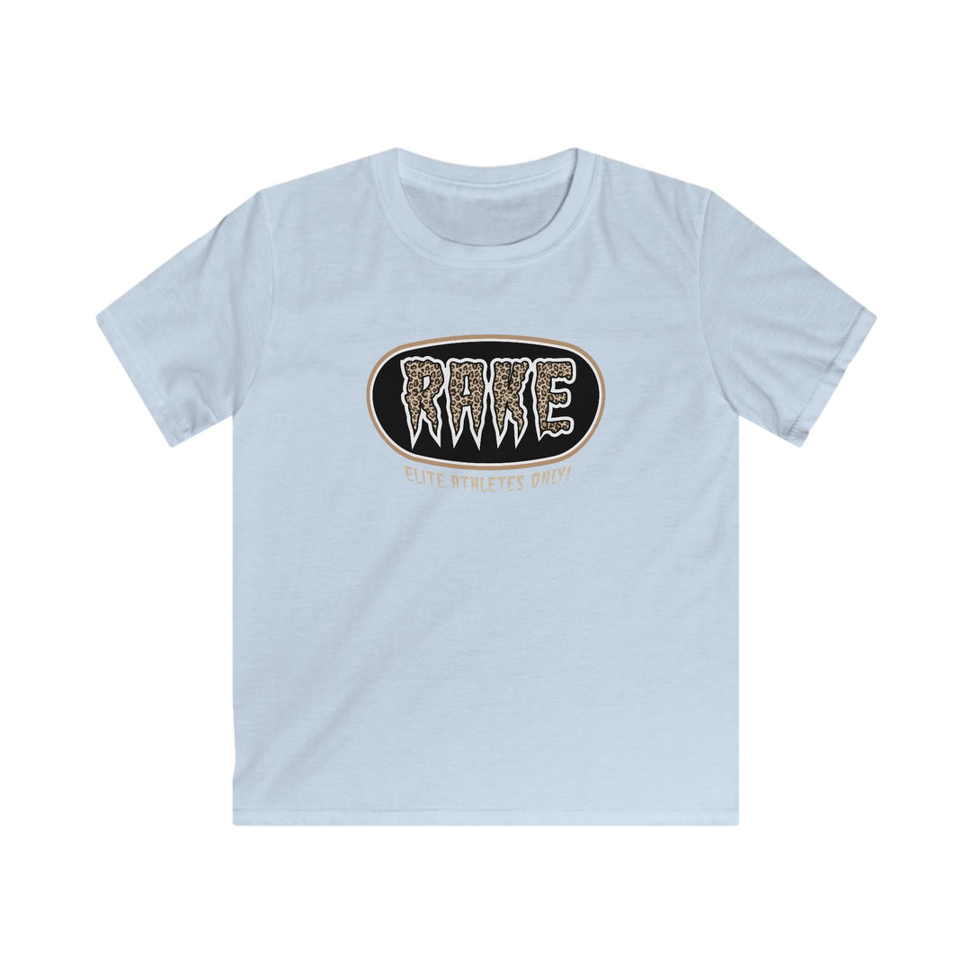 Kids Rake Cheetah Softball Company Tee - Rake Baseball Company - RAKE BASEBALL | BASEBALL T-SHIRT | BASEBALL CLOTHING | GOOD VIBES ONLY