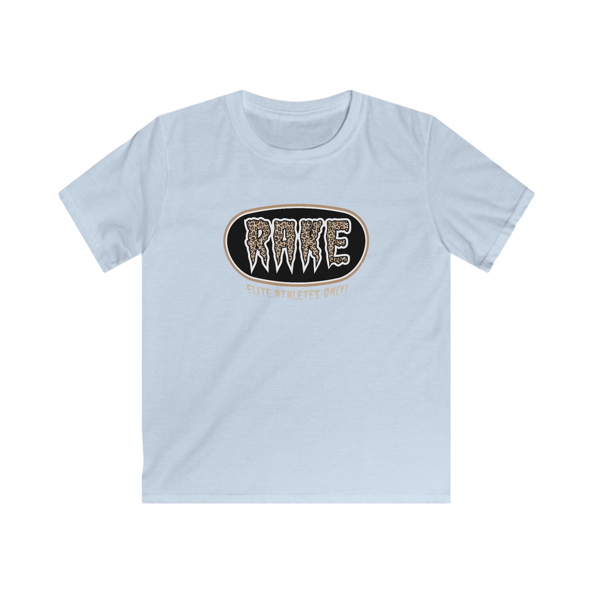 Kids Rake Cheetah Softball Company Tee - Rake Baseball Company - RAKE BASEBALL | BASEBALL T-SHIRT | BASEBALL CLOTHING | GOOD VIBES ONLY