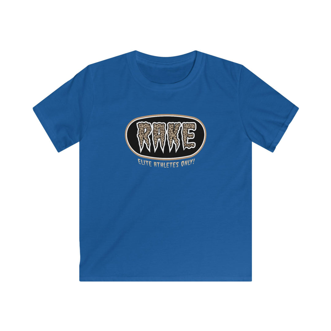 Kids Rake Cheetah Softball Company Tee - Rake Baseball Company - RAKE BASEBALL | BASEBALL T-SHIRT | BASEBALL CLOTHING | GOOD VIBES ONLY