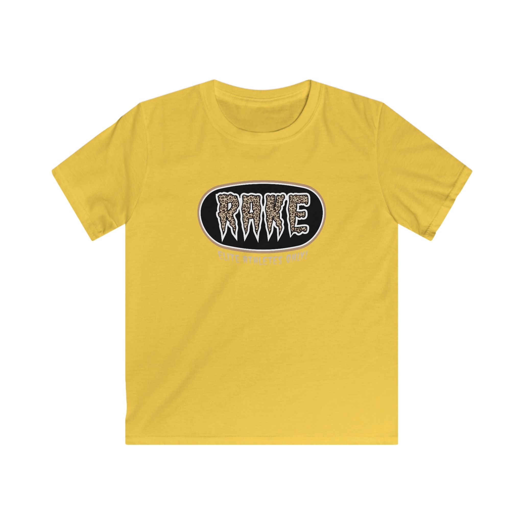 Kids Rake Cheetah Softball Company Tee - Rake Baseball Company - RAKE BASEBALL | BASEBALL T-SHIRT | BASEBALL CLOTHING | GOOD VIBES ONLY