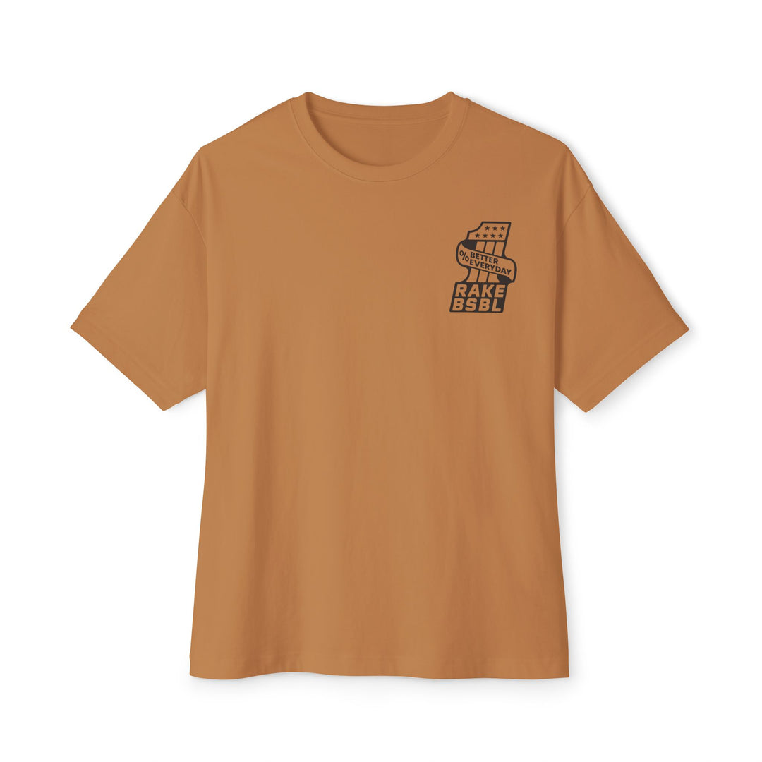 One Percent Better Oversized Tee