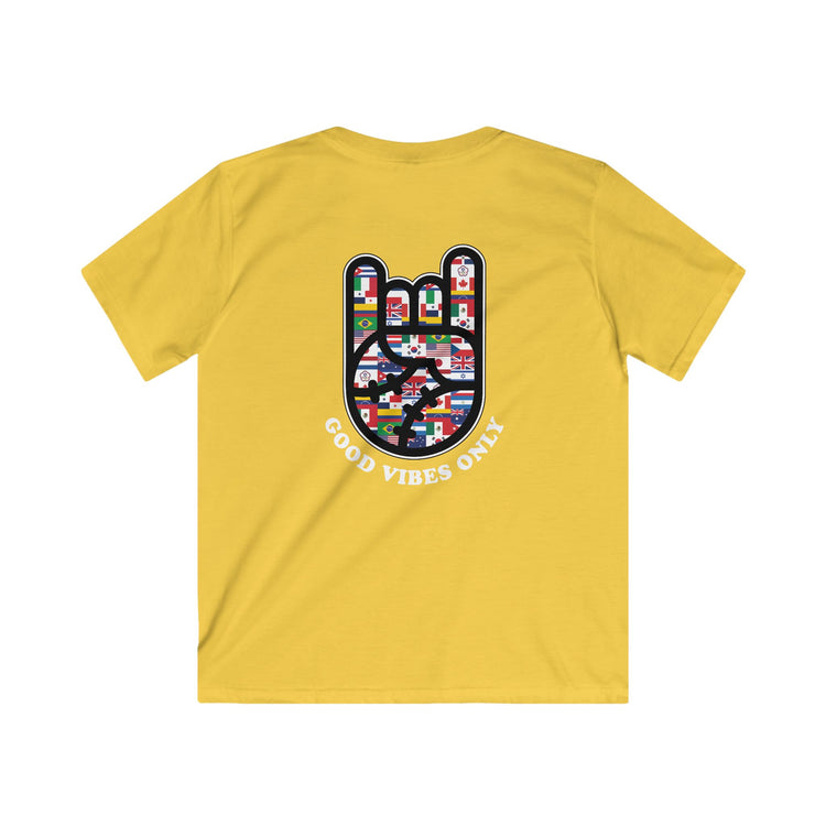 Kids Good Vibes Only WBC Edition Tee - Rake Baseball Company - RAKE BASEBALL | BASEBALL T-SHIRT | BASEBALL CLOTHING | GOOD VIBES ONLY