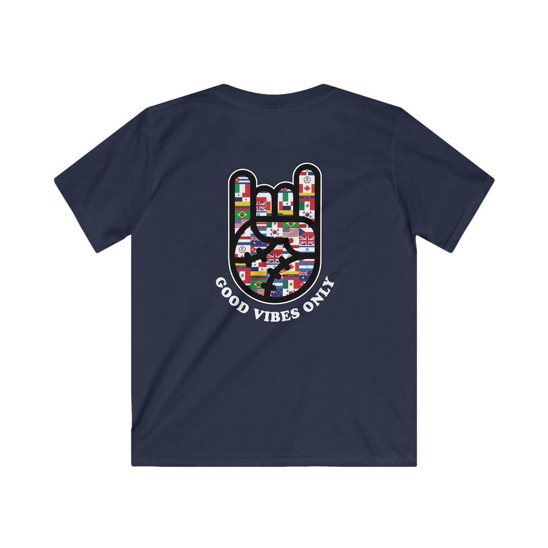 Kids Good Vibes Only WBC Edition Tee - Rake Baseball Company - RAKE BASEBALL | BASEBALL T-SHIRT | BASEBALL CLOTHING | GOOD VIBES ONLY