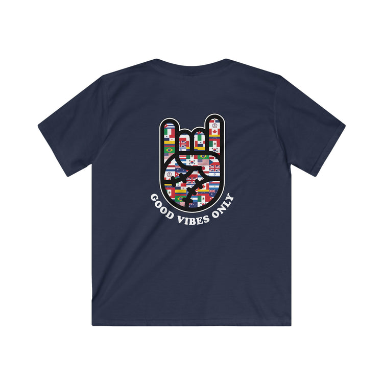 Kids Good Vibes Only WBC Edition Tee - Rake Baseball Company - RAKE BASEBALL | BASEBALL T-SHIRT | BASEBALL CLOTHING | GOOD VIBES ONLY