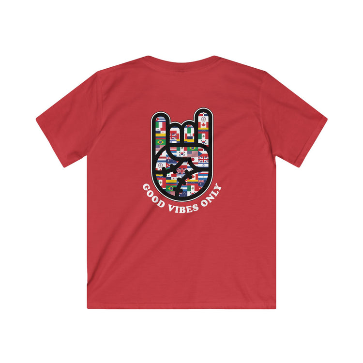Kids Good Vibes Only WBC Edition Tee - Rake Baseball Company - RAKE BASEBALL | BASEBALL T-SHIRT | BASEBALL CLOTHING | GOOD VIBES ONLY