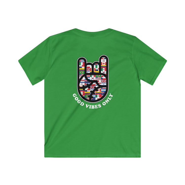Kids Good Vibes Only WBC Edition Tee - Rake Baseball Company - RAKE BASEBALL | BASEBALL T-SHIRT | BASEBALL CLOTHING | GOOD VIBES ONLY