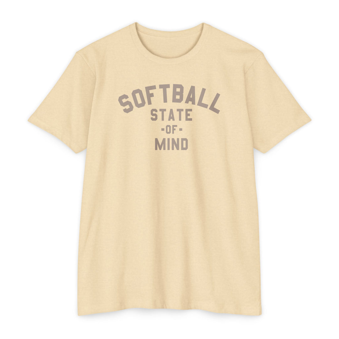 Softball State Of Mind Tee - Rake Baseball Company - RAKE BASEBALL | BASEBALL T-SHIRT | BASEBALL CLOTHING | GOOD VIBES ONLY