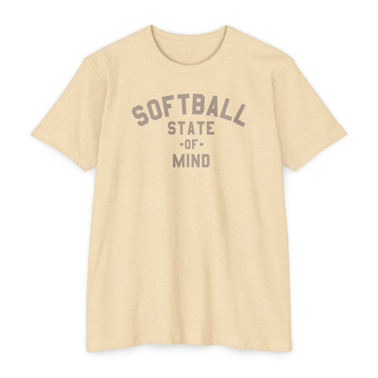 Softball State Of Mind Tee - Rake Baseball Company - RAKE BASEBALL | BASEBALL T-SHIRT | BASEBALL CLOTHING | GOOD VIBES ONLY