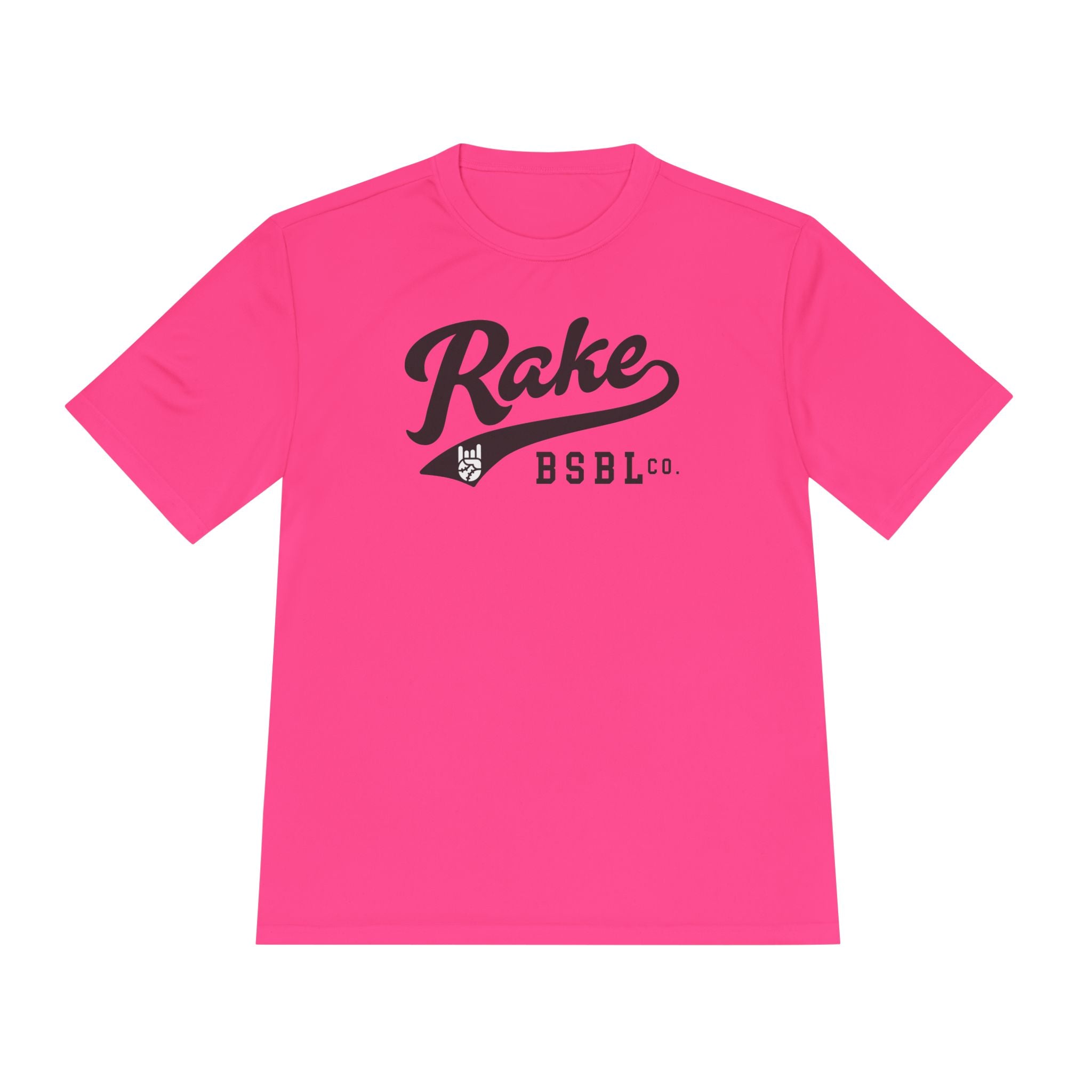 Rake Script Dry Fit Tee - Rake Baseball Company - RAKE BASEBALL | BASEBALL T-SHIRT | BASEBALL CLOTHING | GOOD VIBES ONLY