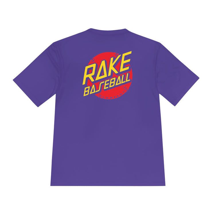 Rake Dot Dry Fit Tee - Rake Baseball Company - RAKE BASEBALL | BASEBALL T-SHIRT | BASEBALL CLOTHING | GOOD VIBES ONLY